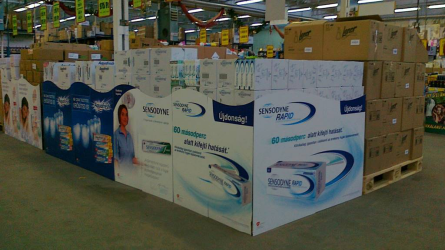 SENSODYNE RAKLAP DEKORÁCIÓ esettanulmány képe